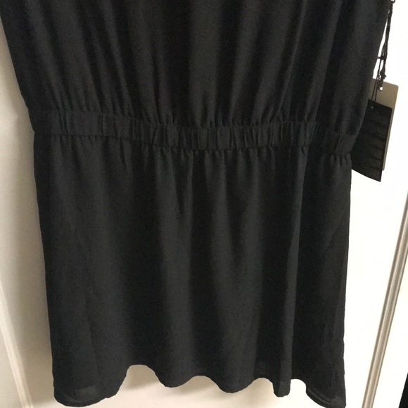 Forever 21 Black Sleeveless Metals Dress Top M - Picture 3 of 6